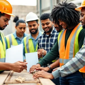 Diverse participants in construction training in Illinois