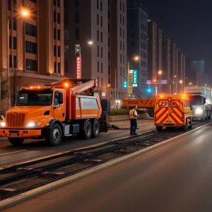 Roadwork in Rockford area during summer construction