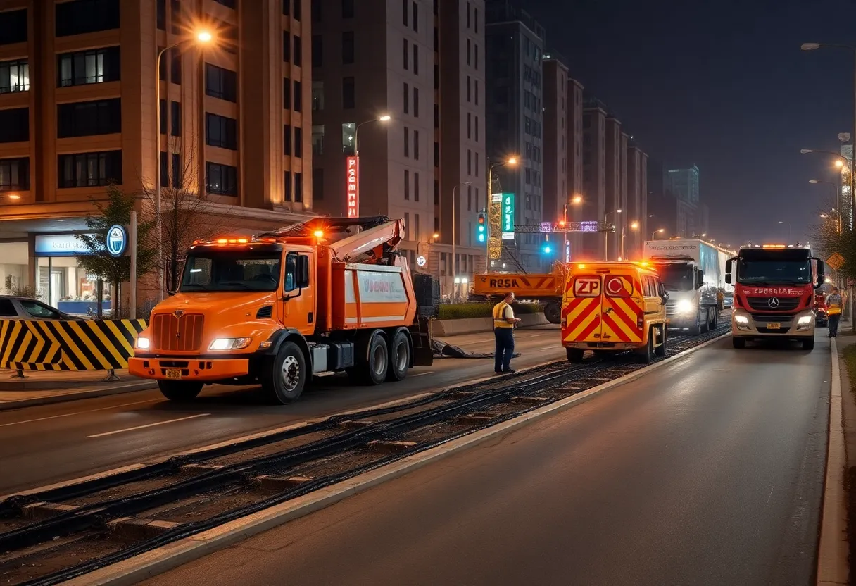 Roadwork in Rockford area during summer construction