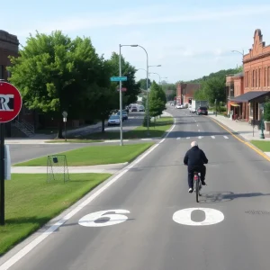 Improvements along US 30 in Morrison, Illinois.